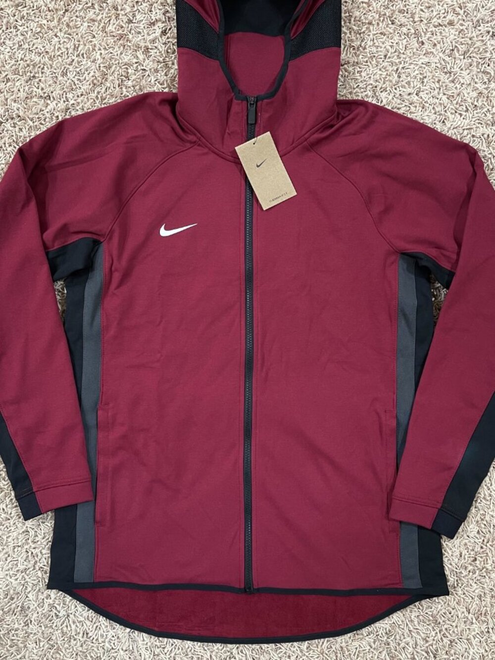 Nike Men's Dri-FIT Team Showtime Full-Zip Hoodie Jacket FD1132-611, Size Medium